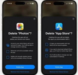 苹果响应欧盟新规，iOS 18.2 现支持删除 App Store 等预装应用