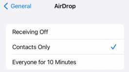 iOS 16.1.1中国地区率先导入AirDrop接收时间限制，未来将扩及全球