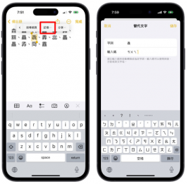 iPhone替代文字隐藏技巧：文字记忆功能帮你看懂不认识的文字