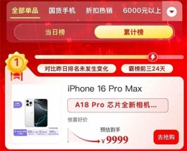 直降1500元，iPhone16ProMax拒绝摆烂，让果粉猝不及防！